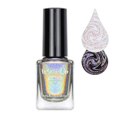 Whatsup Holo Silver Welcome To Hollywood Stamping Polish