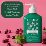 Hempz Holiday Winter Mint & Frosted Cranberry