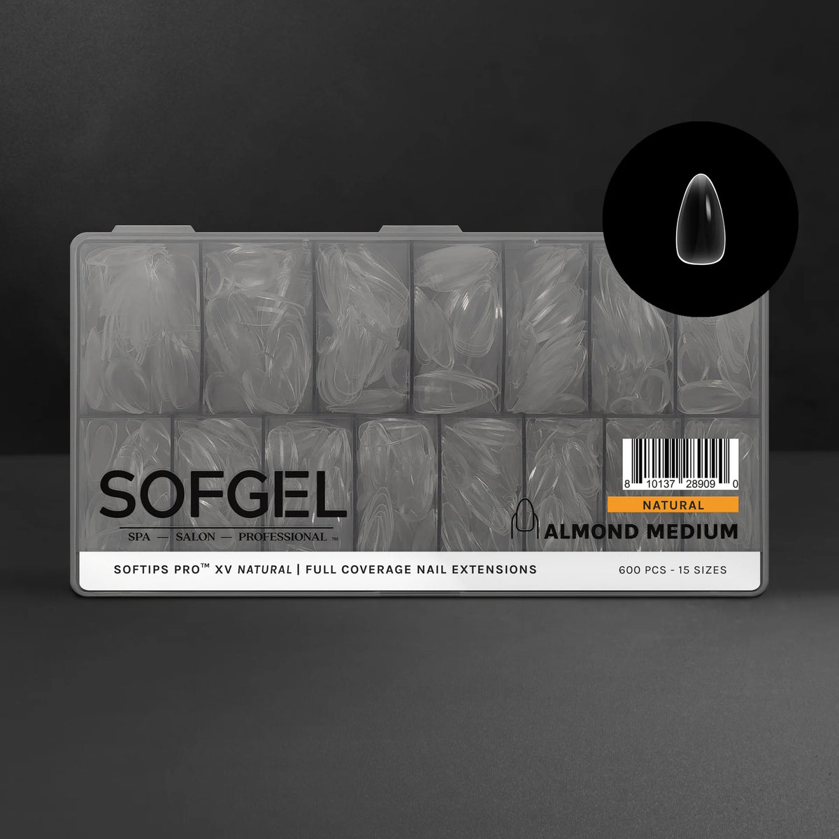 Sofgel XV Softips Natural 600pc