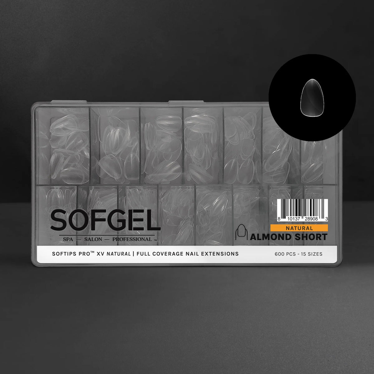 Sofgel XV Softips Natural 600pc