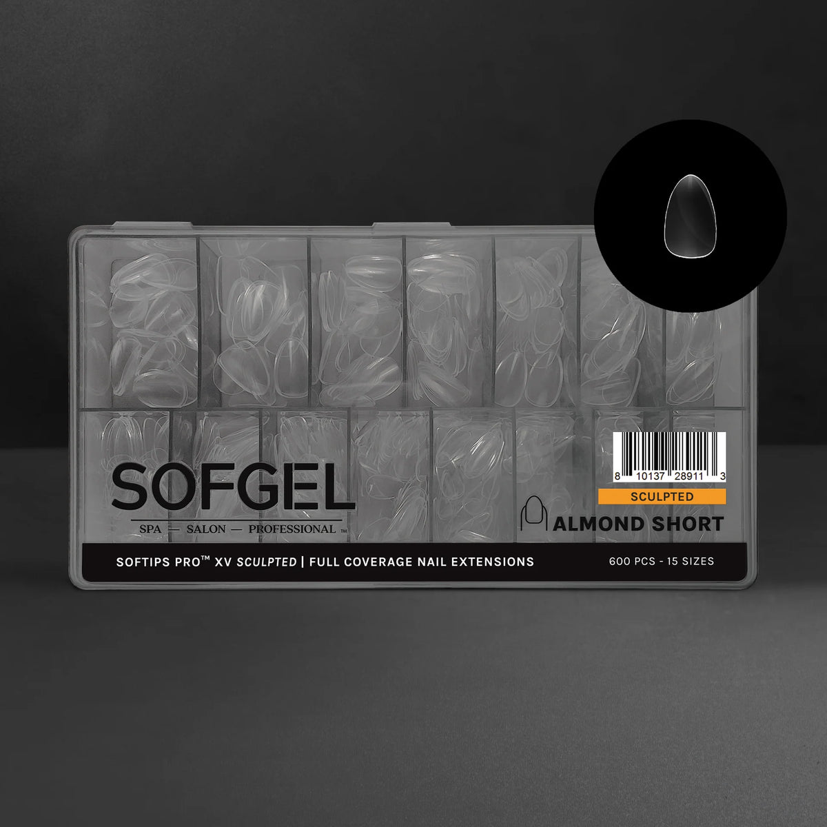 Sofgel XV Softips Sculpted 600pc