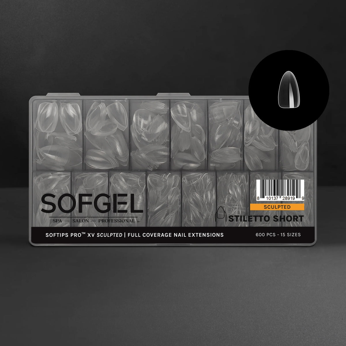 Sofgel XV Softips Sculpted 600pc