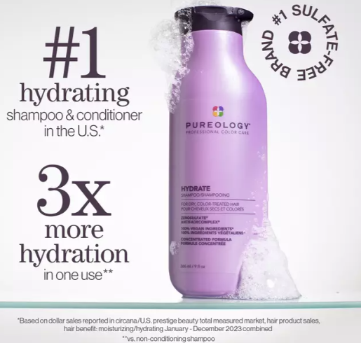 Pureology Hydrate Shampoo Refill Liter